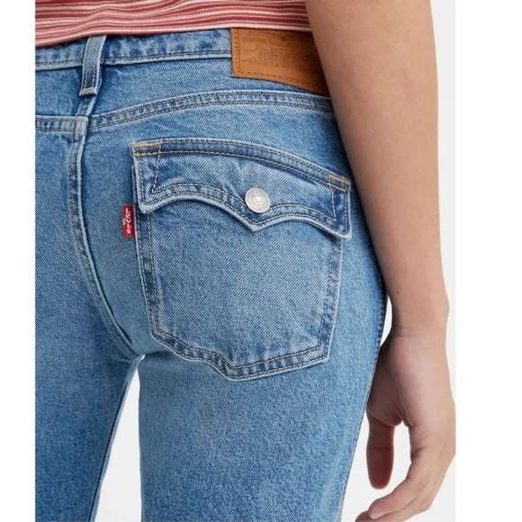 Levi's Noughties Bootcut Jeans Low Rise Rise Premium Denim 90s Y2K Size 26 (2) - Picture 8 of 16